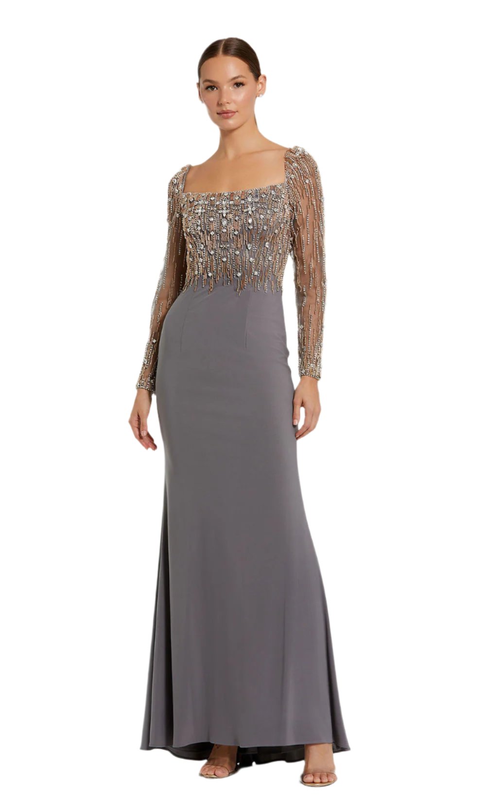Mac Duggal 2256 Platinum Gold