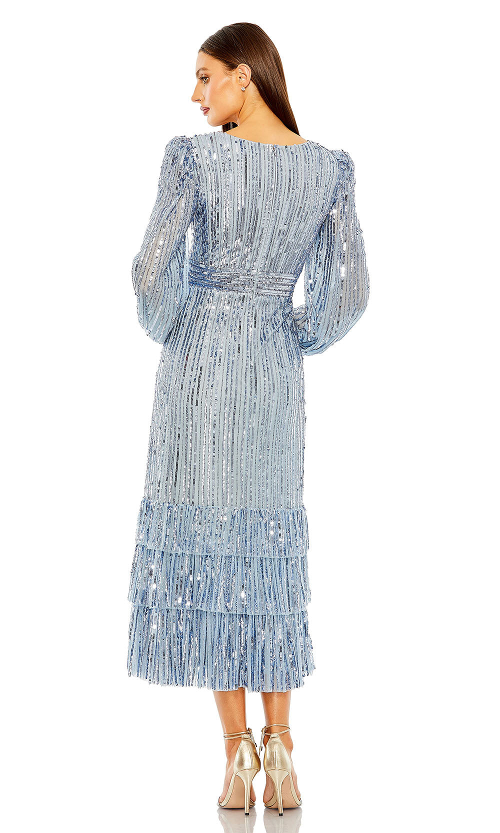 Mac Duggal 23006 Slate Blue