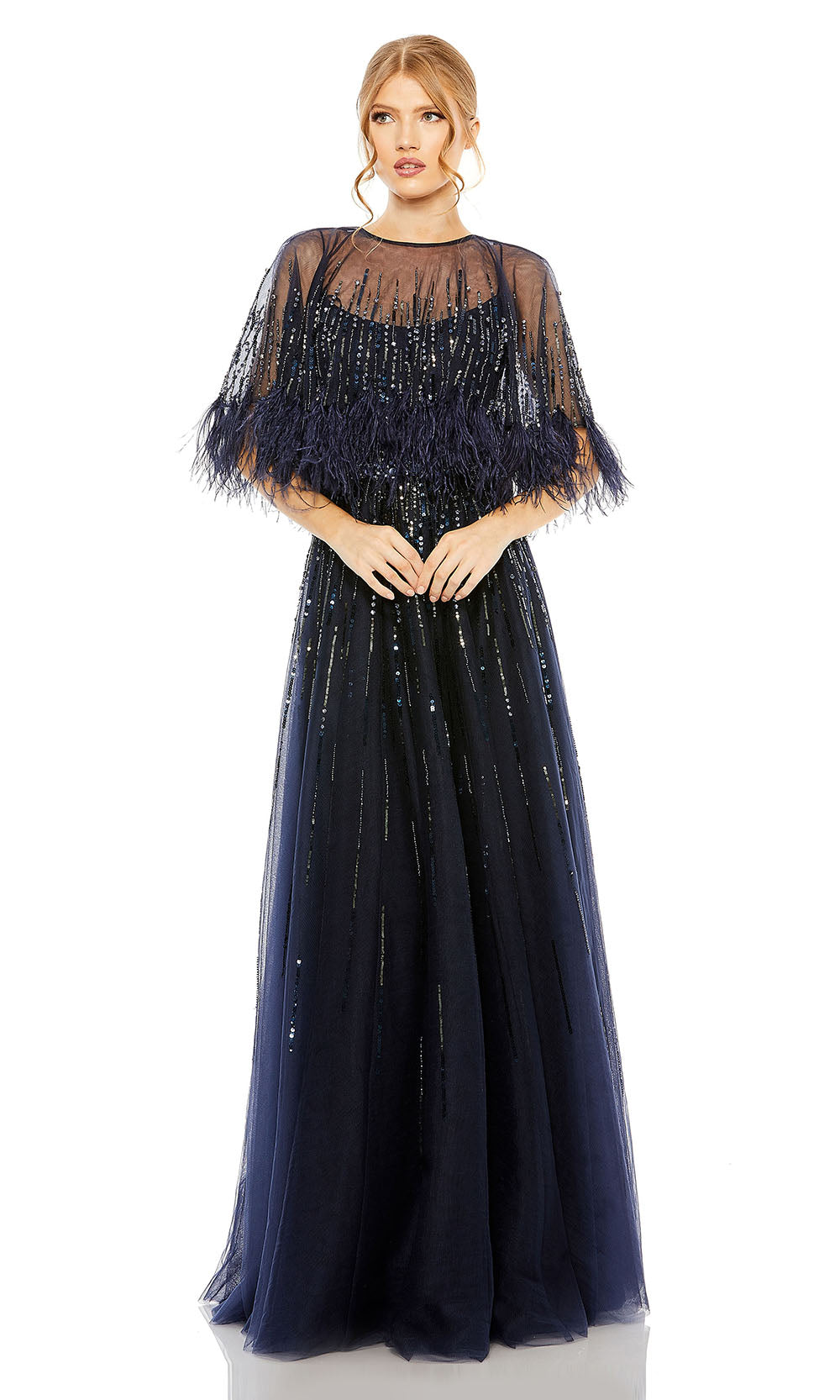 Mac Duggal 42098 Navy