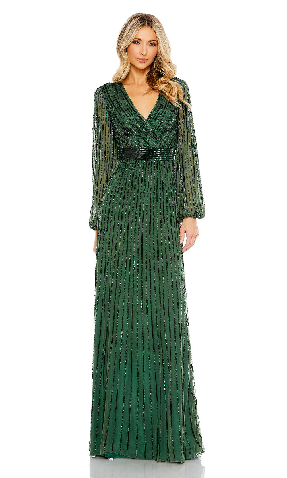 Mac Duggal 5718 Dark Green