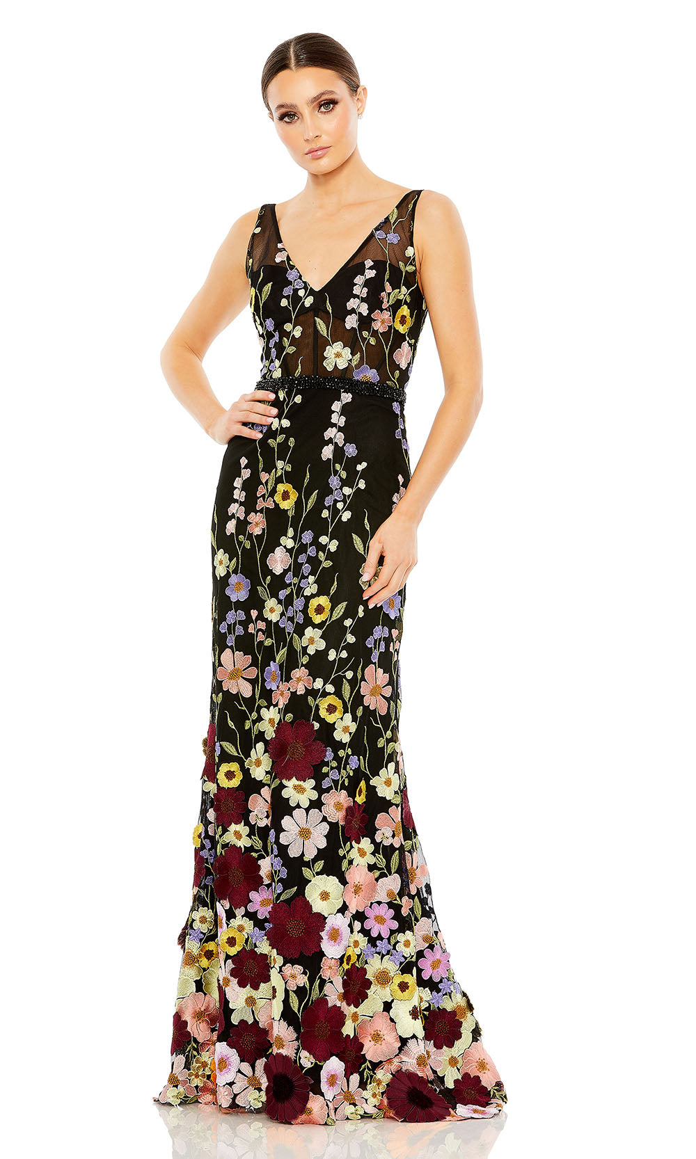 Mac Duggal 68200 Black Multi