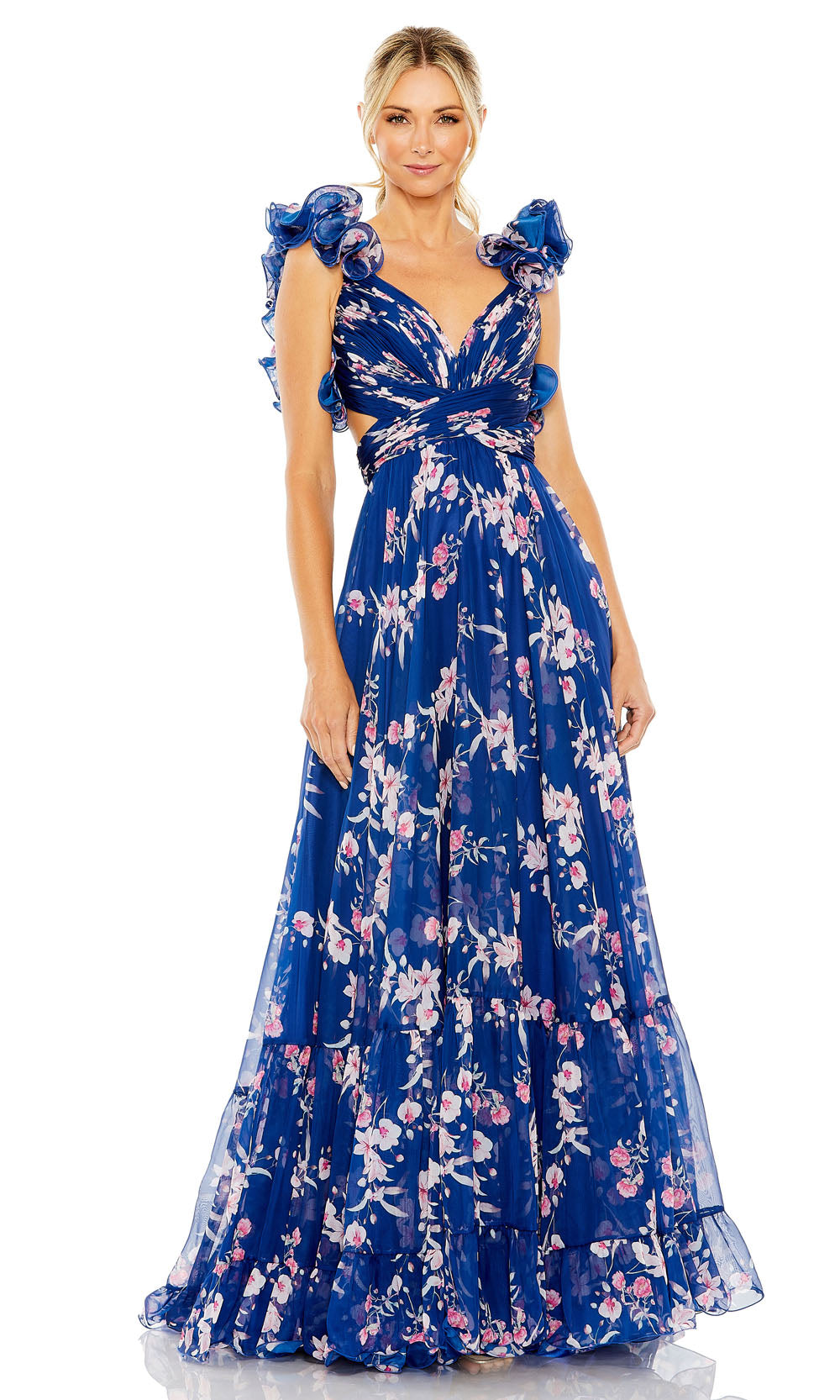 Mac Duggal 68520 Blue Mluti