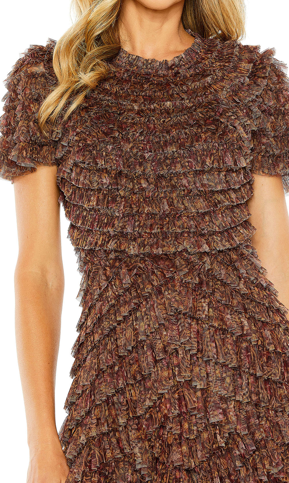 Mac Duggal 8042 Brown Multi