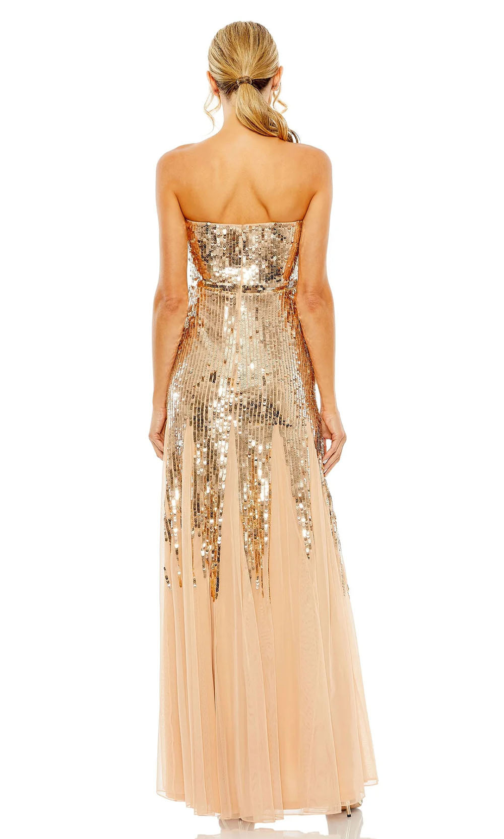 Mac Duggal 93959 Rose Gold