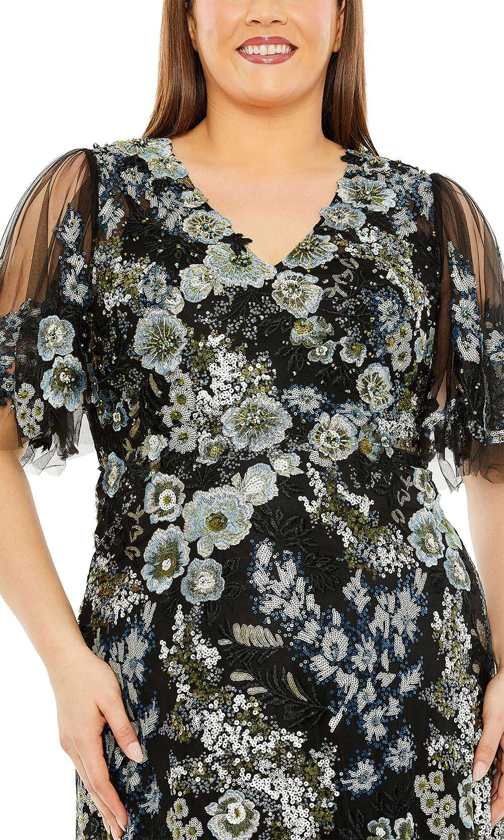 Mac Duggal 20630 Black Multi