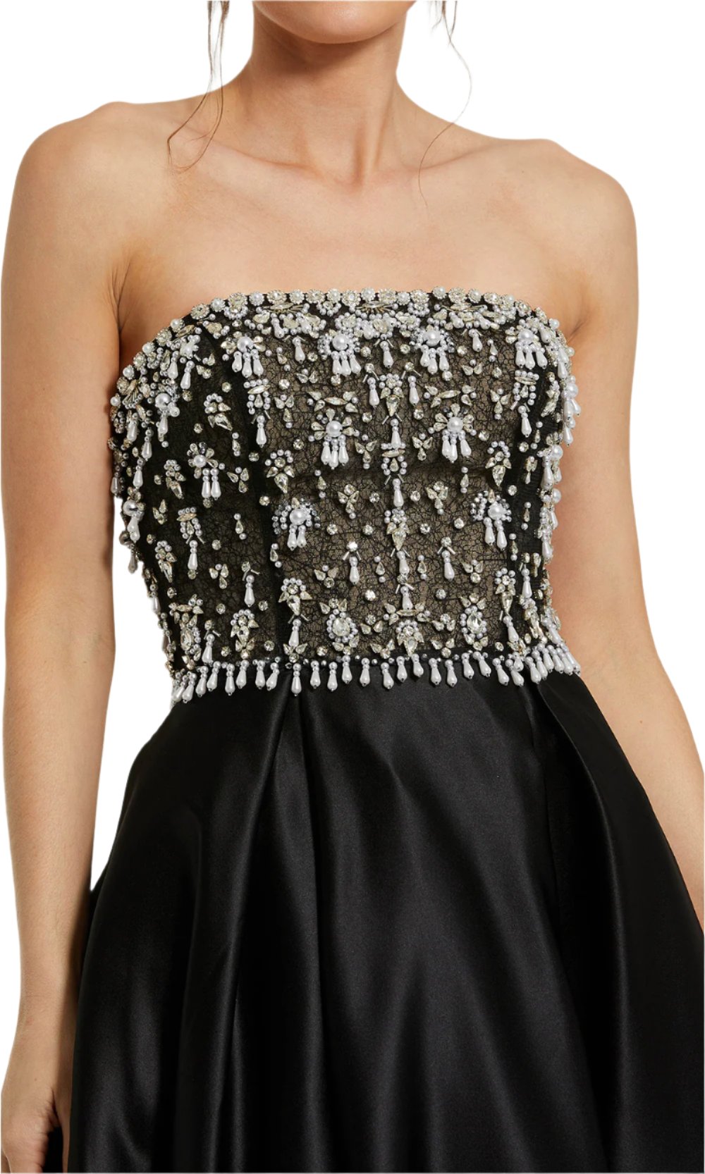 Mac Duggal 2225 Black Ivory