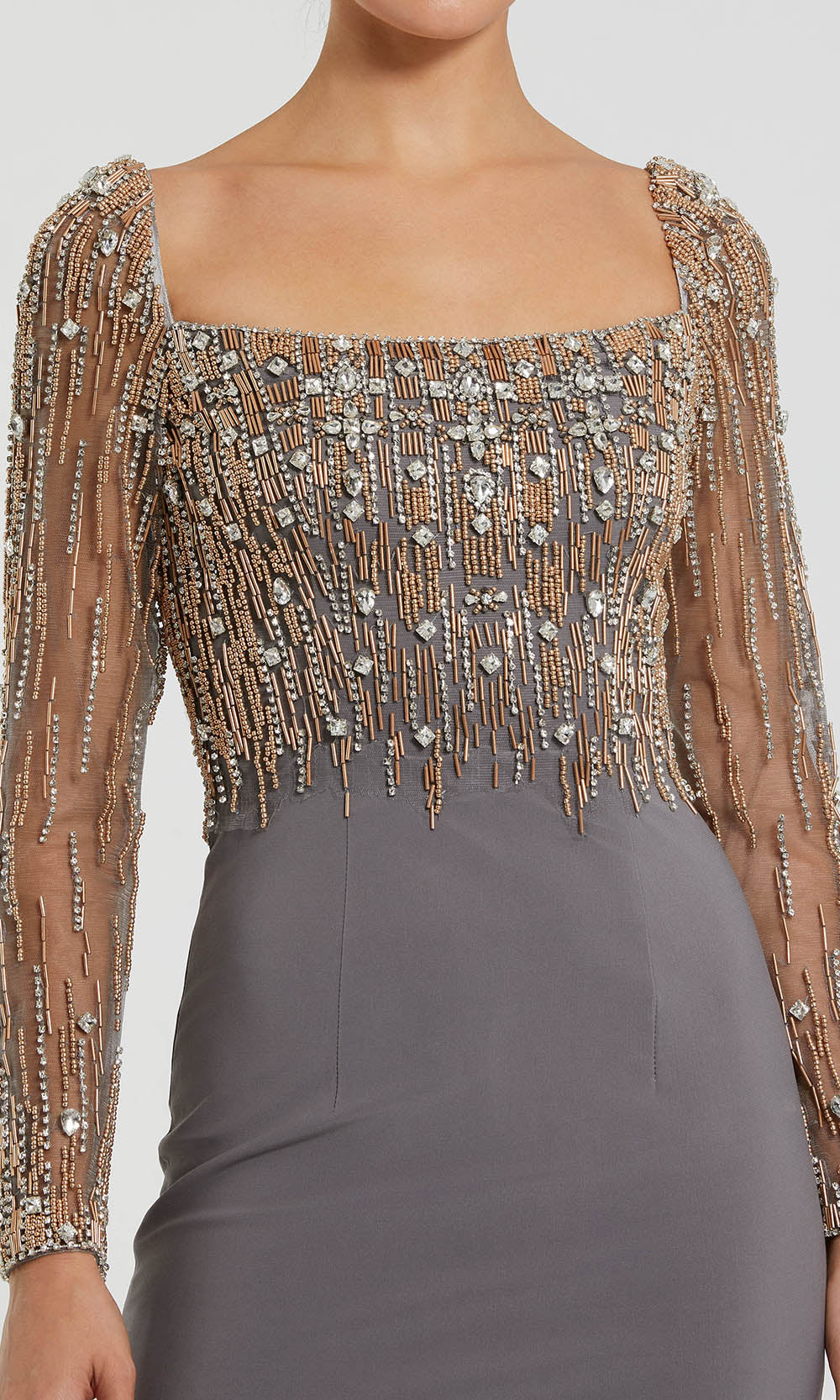 Mac Duggal 2256 Platinum Gold