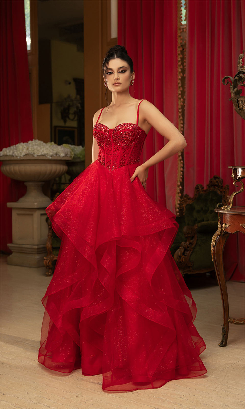 May Queen RQ8165 Red