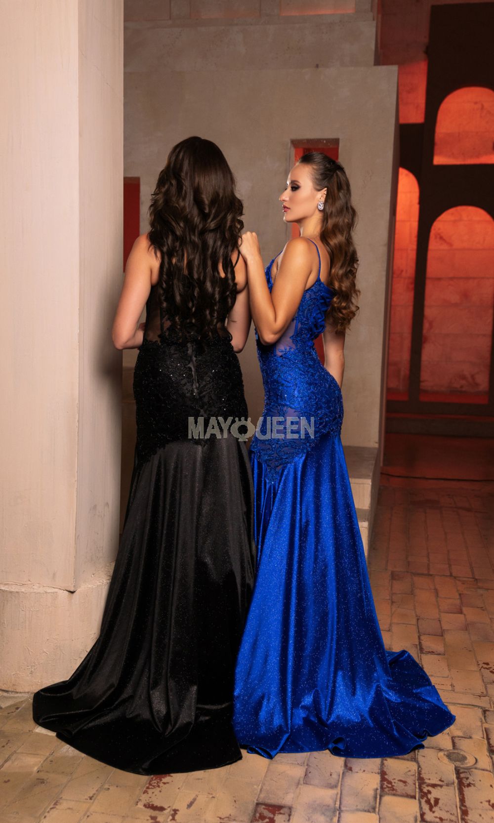 May Queen MQ2123 Royal Blue & Black