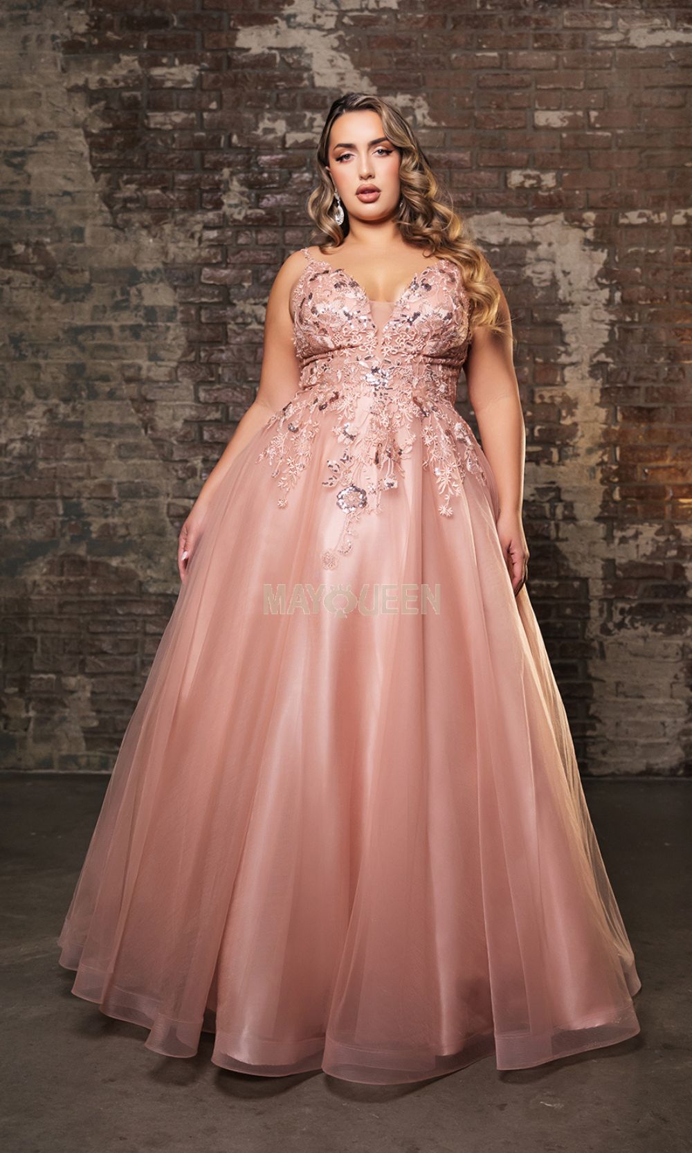 May Queen MQ2135 Rose Gold