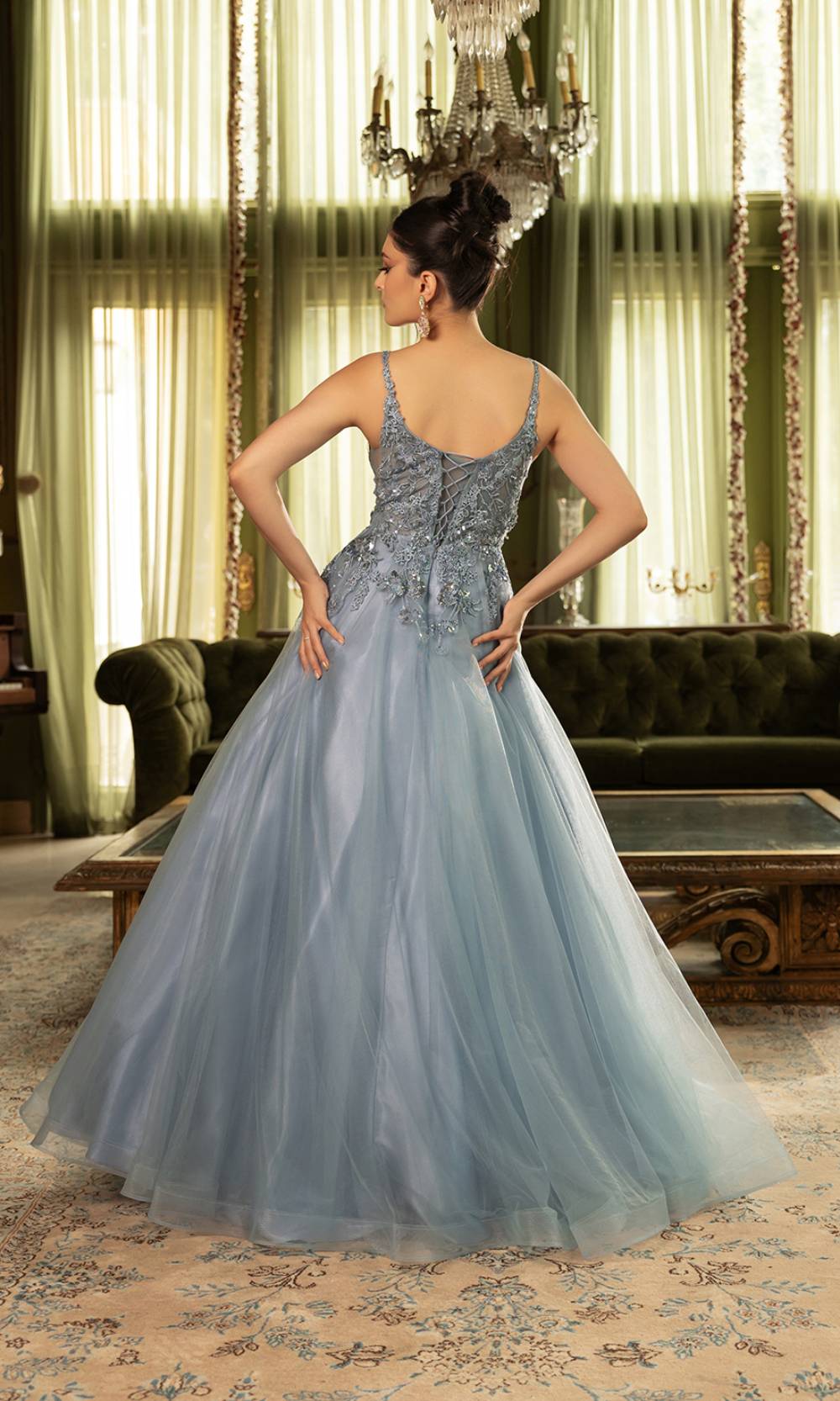 May Queen MQ2135 Dusty Blue