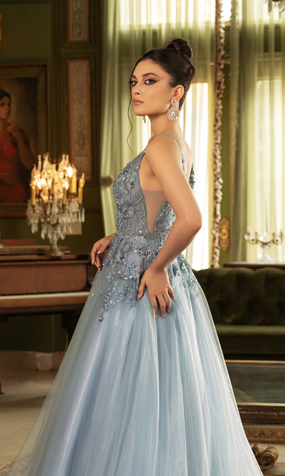 May Queen MQ2135 Dusty Blue