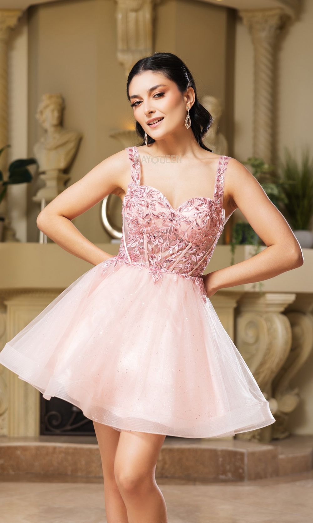 May Queen MQ2149 Rose Gold