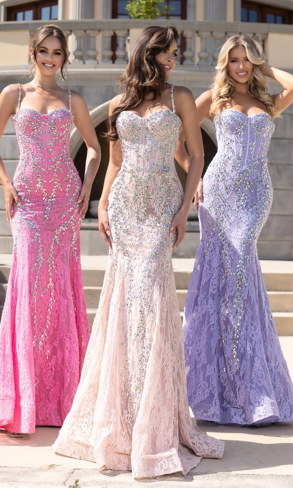 PS25150- Pink Silver Ivory