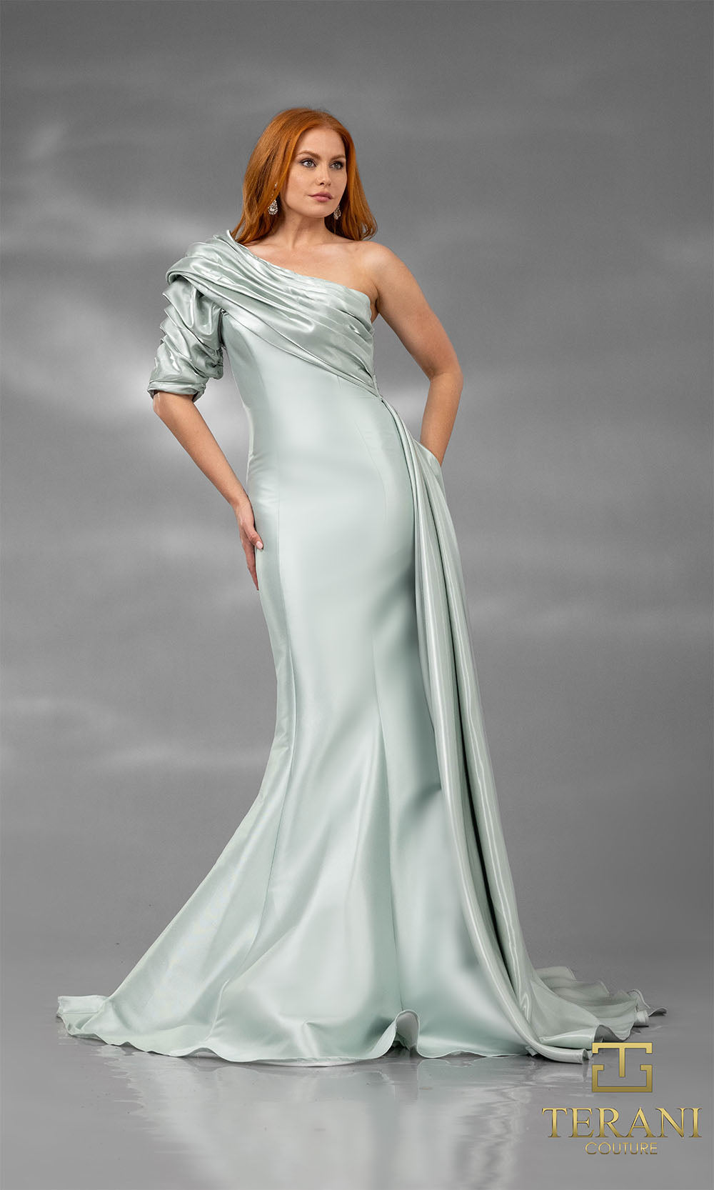Terani Couture 251E4205 Sage