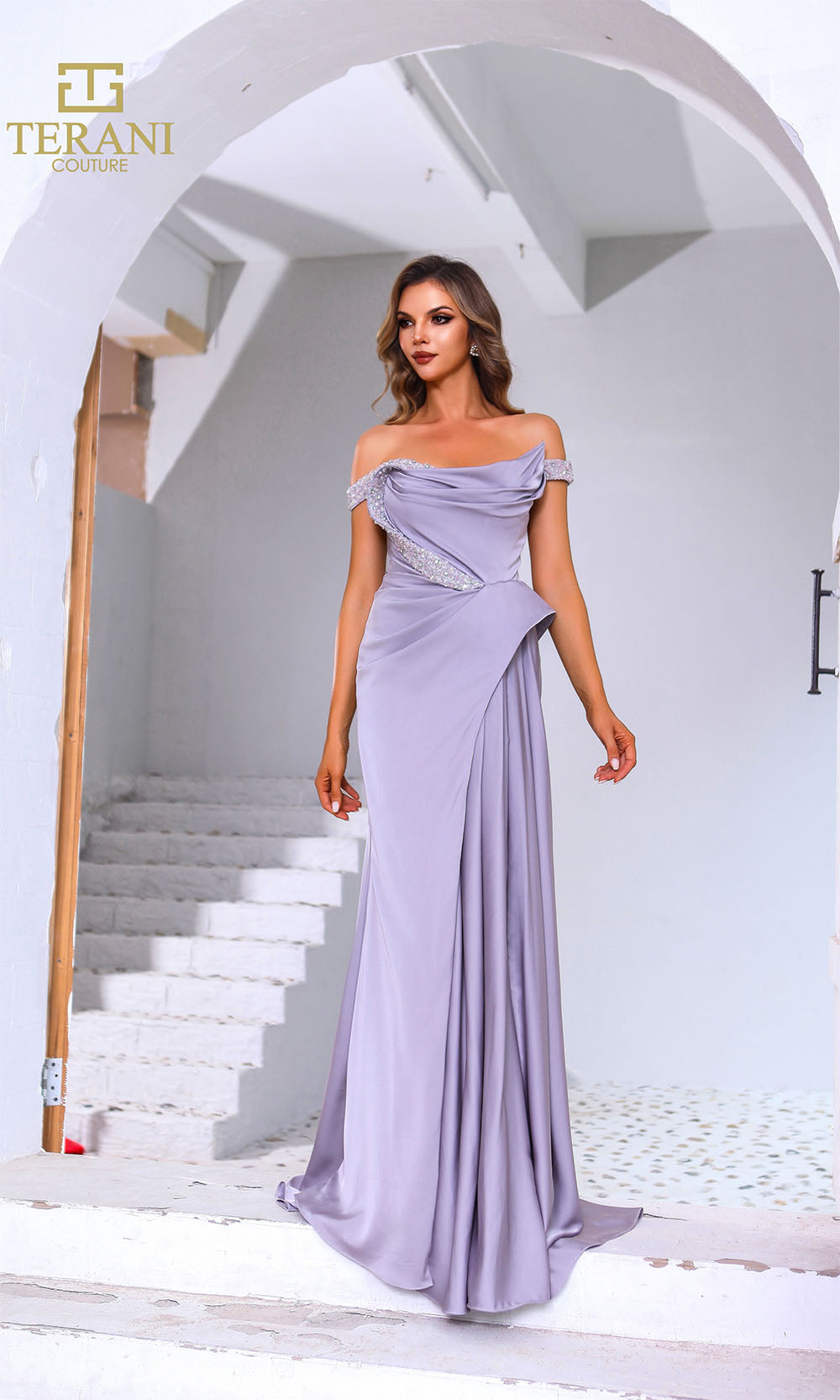 Terani Couture 251E4220 Lavender