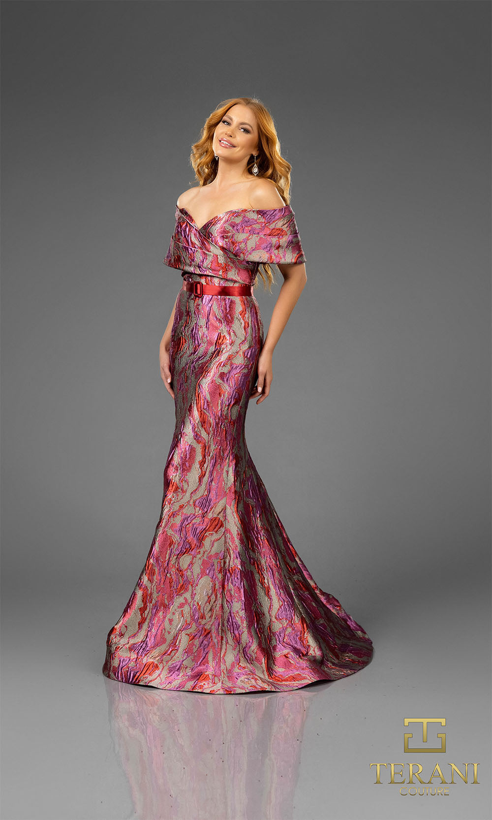 Terani Couture 251E4253 Fuchsia