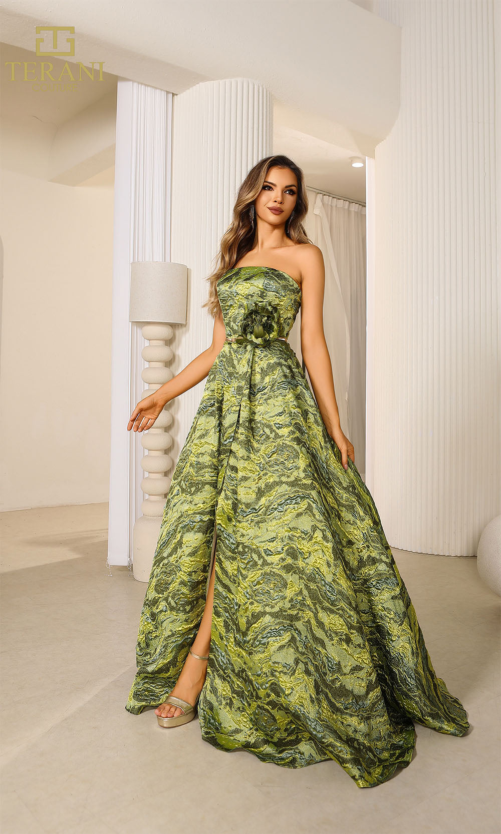 Terani Couture 251E4269 Green