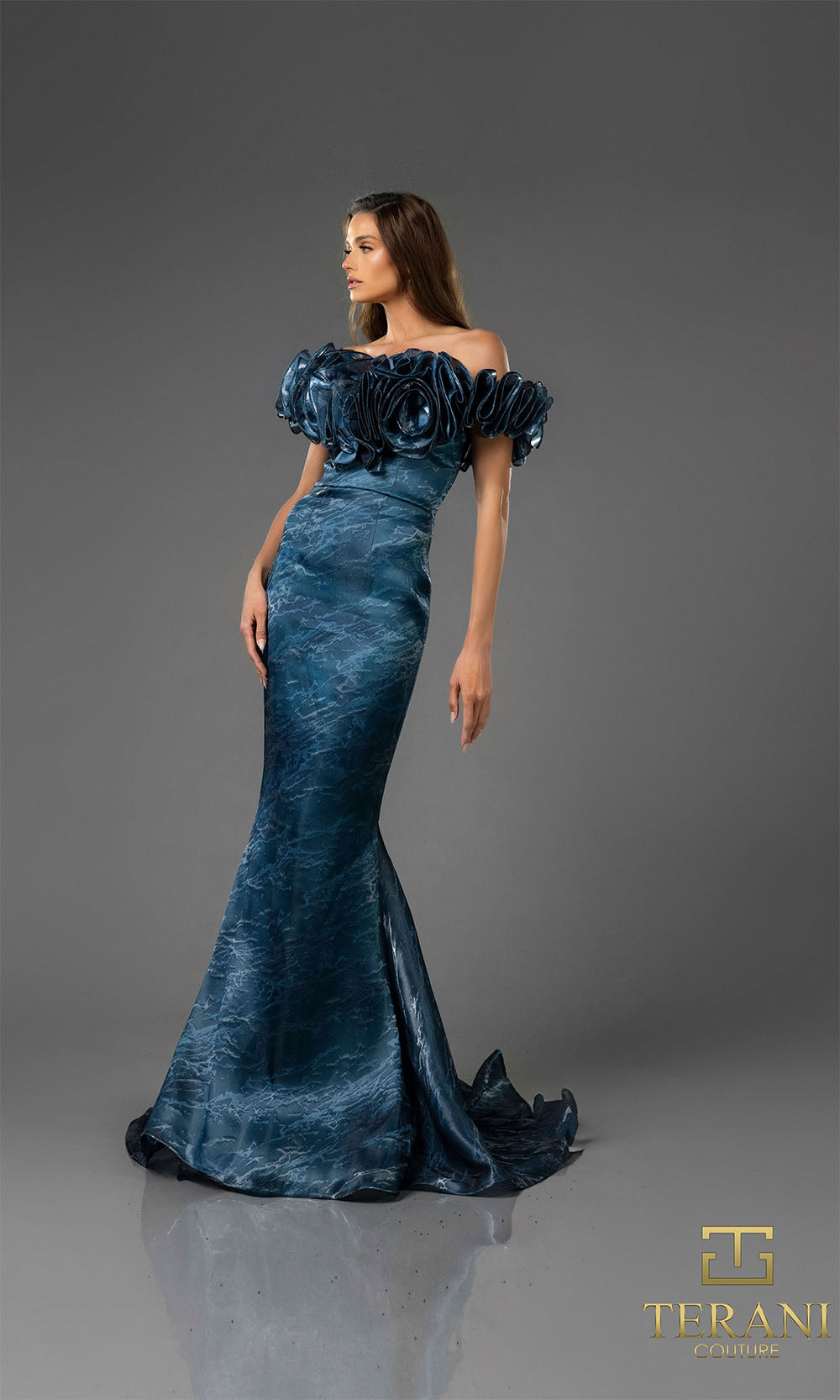 Terani Couture 251E4289 Blue