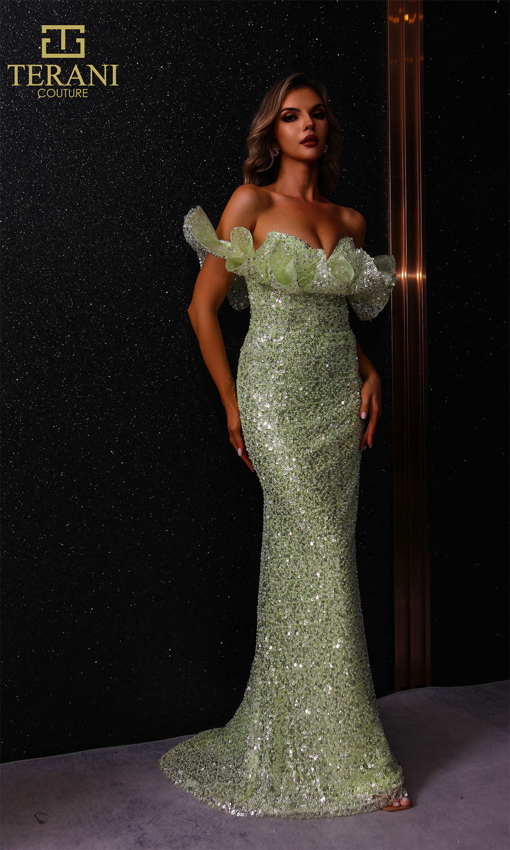 Terani Couture 251E4330 Citrine