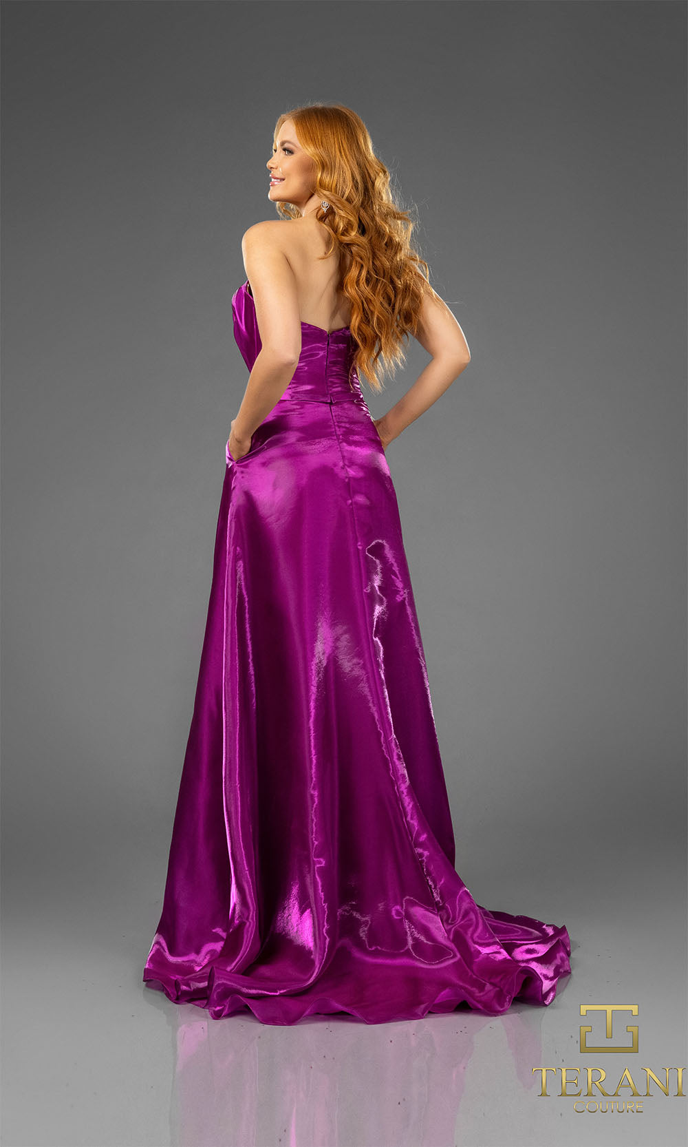 Terani Couture 251E4637 Magenta