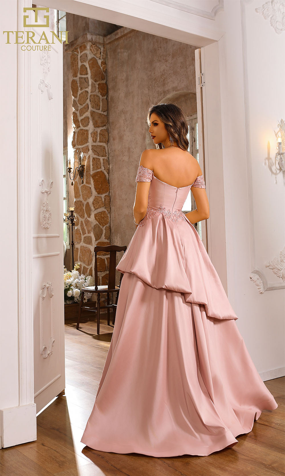 Terani Couture 251M4062 Blush