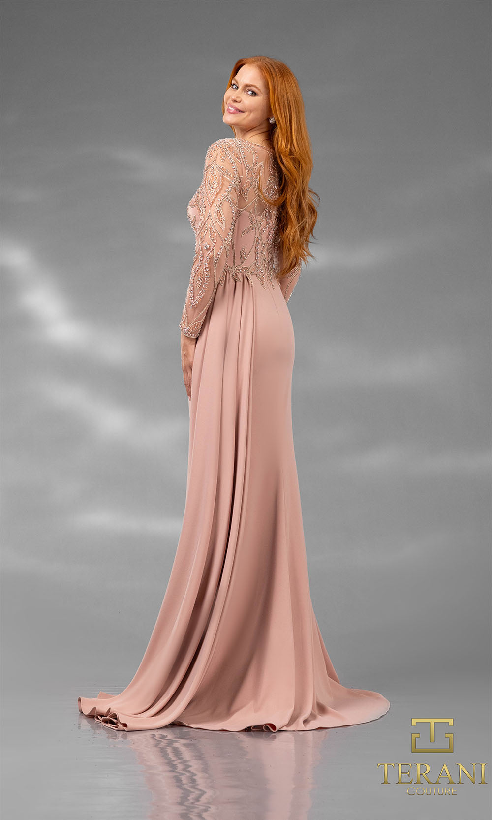 Terani Couture 251M4420 Blush