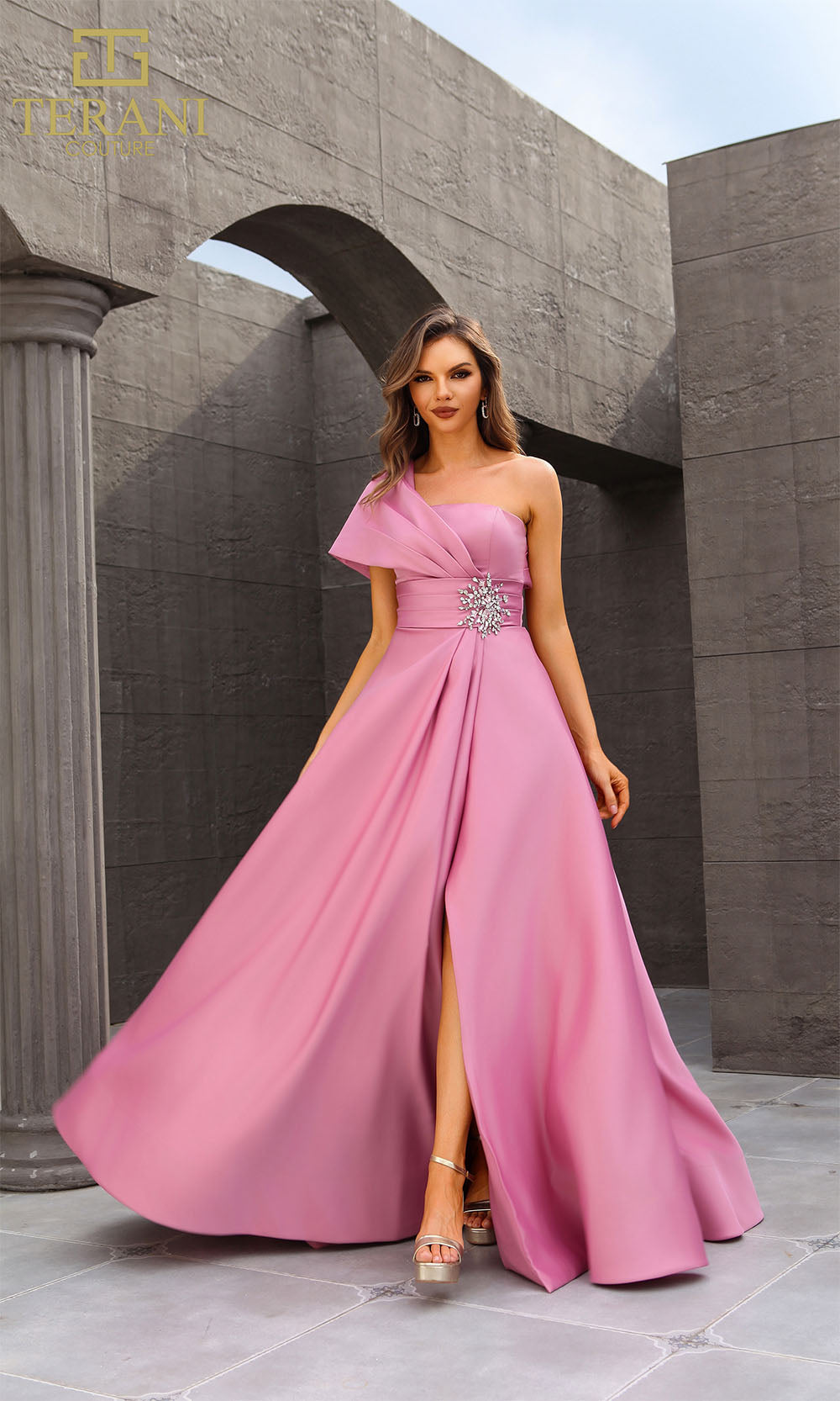 Terani Couture 251M4441 Rose