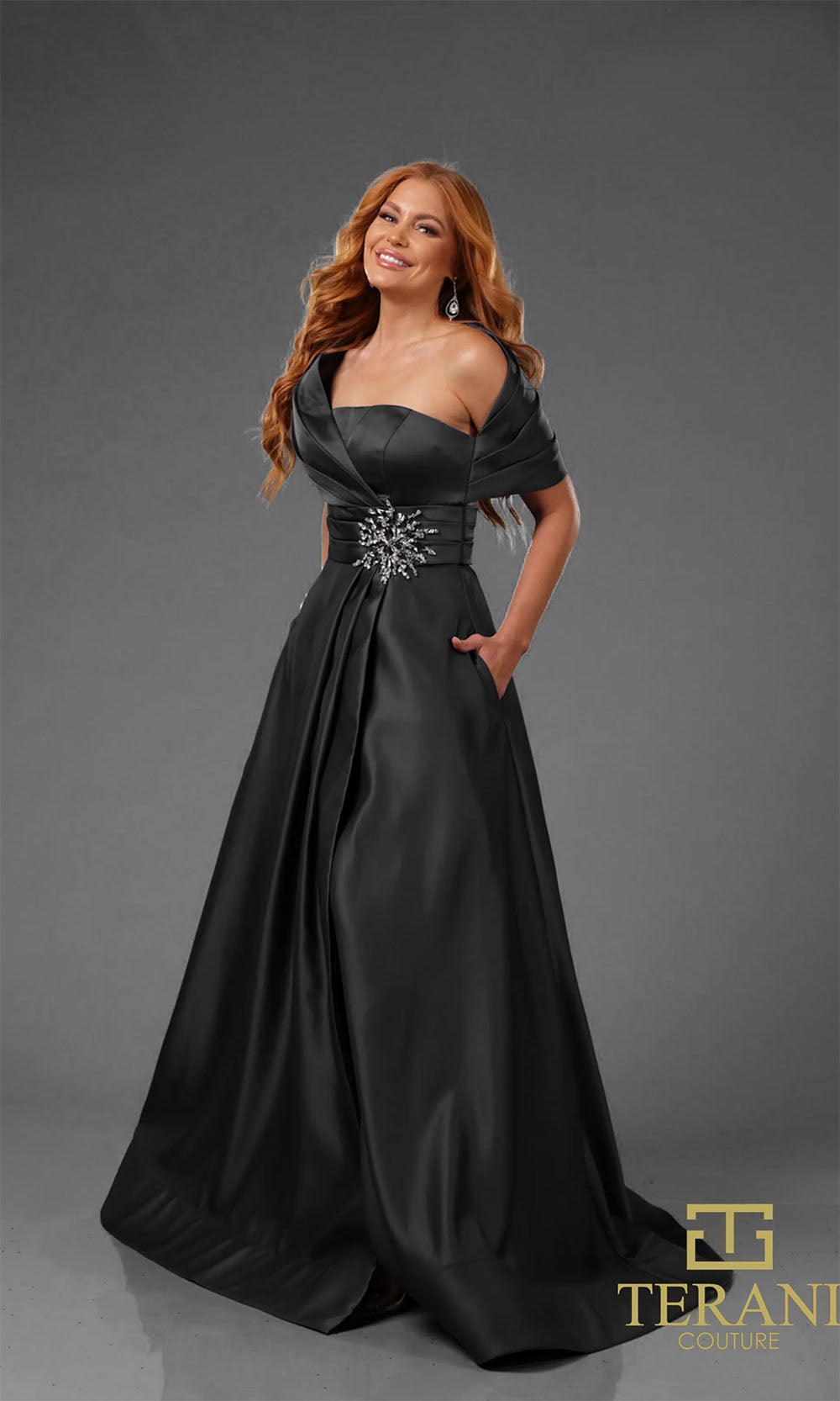 Terani Couture 251M4441 Black