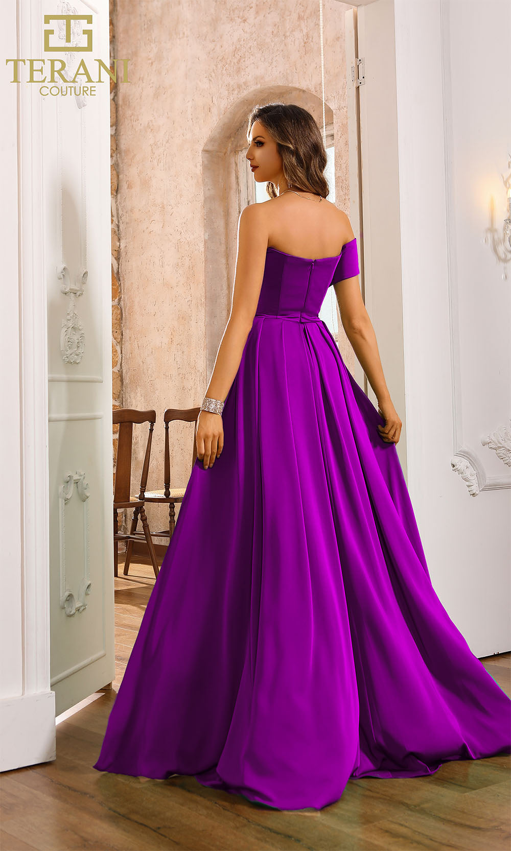 Terani Couture 251E4283 Magenta