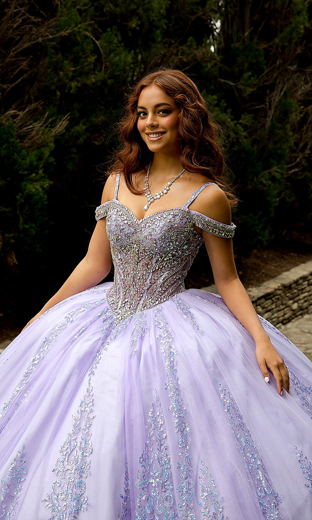 Bella Princess PQ1077 Lilac Quinceanera Ball Gown Dress