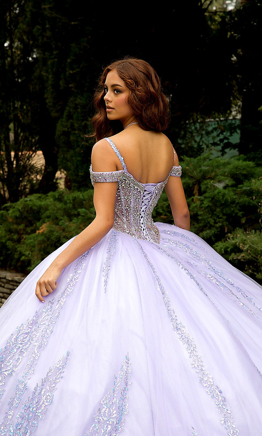 Bella Princess PQ1077 Lilac Quinceanera Ball Gown Dress