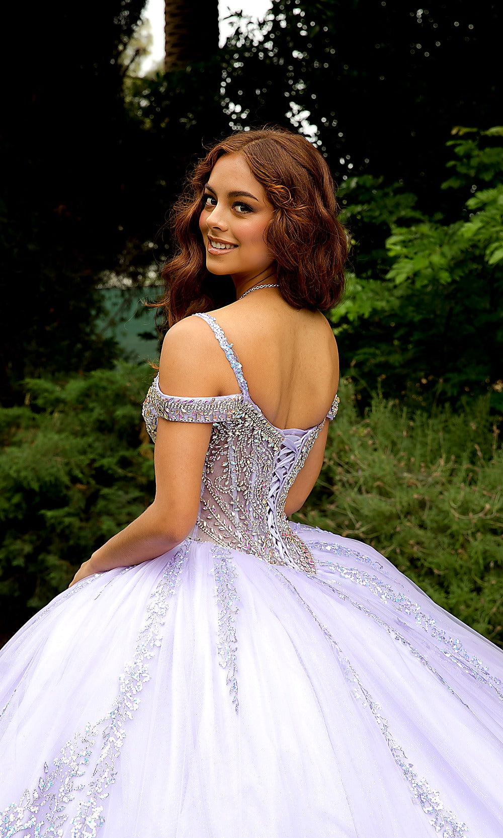 Bella Princess PQ1077 Lilac Quinceanera Ball Gown Dress