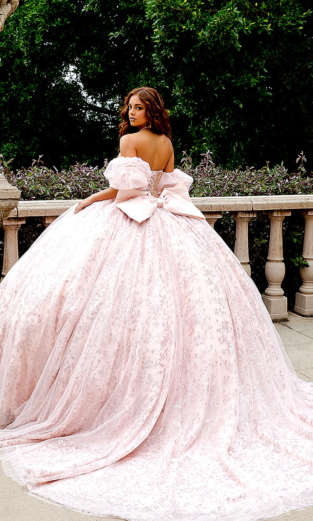 Bella Princess PQ1080 Blush Pink Quinceanera Ball Gown Dress