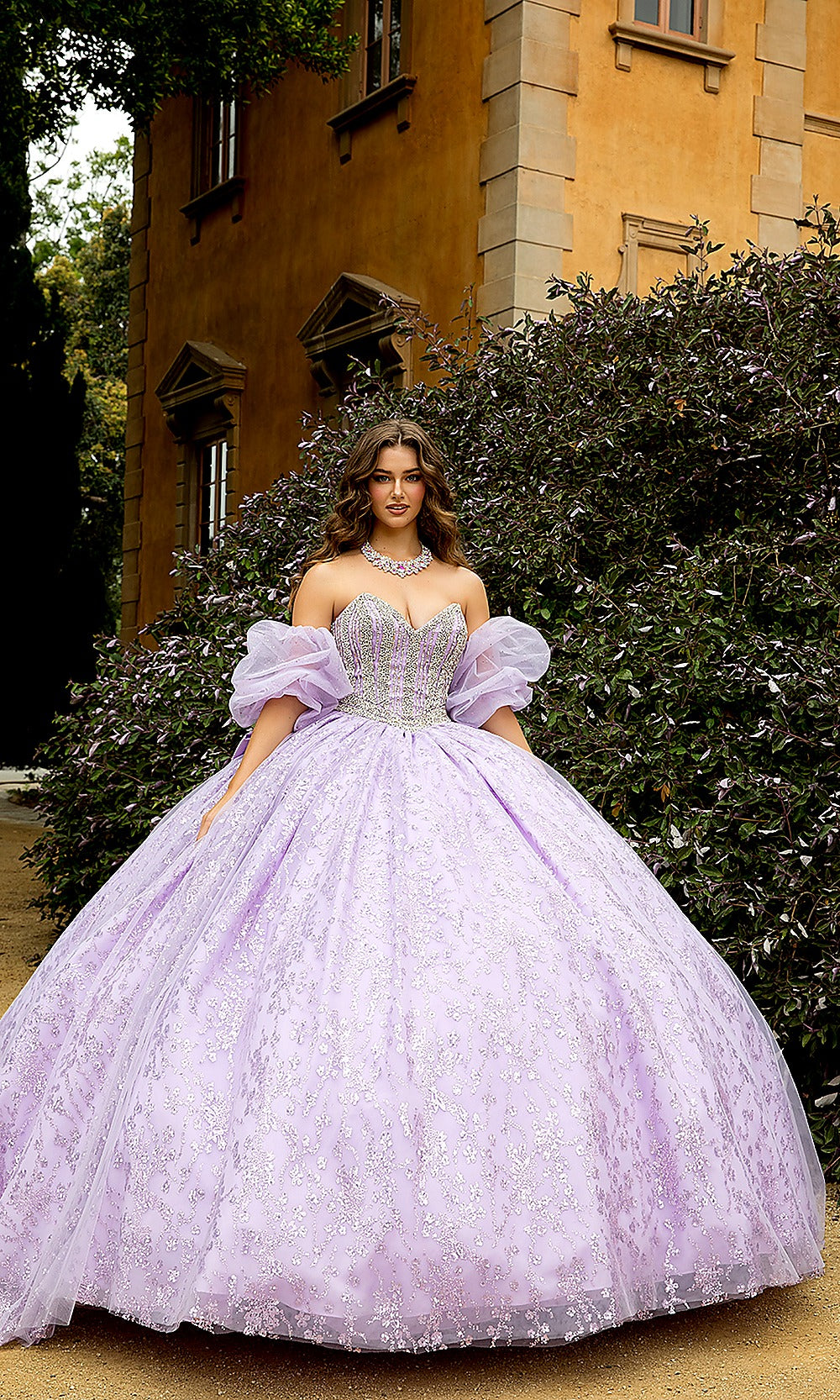 Bella Princess PQ1080 Lilac Purple Quinceanera Ball Gown Dress