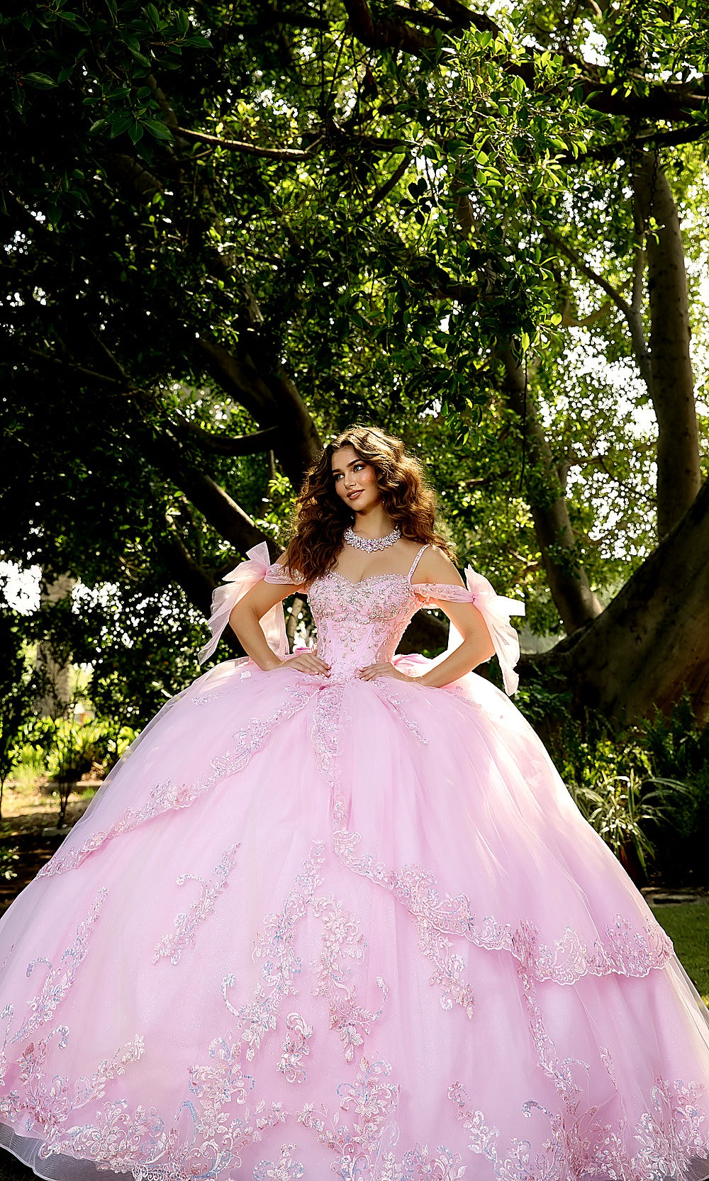 Bella Princess PQ1085 Baby Pink Quinceanera Ball Gown Dress