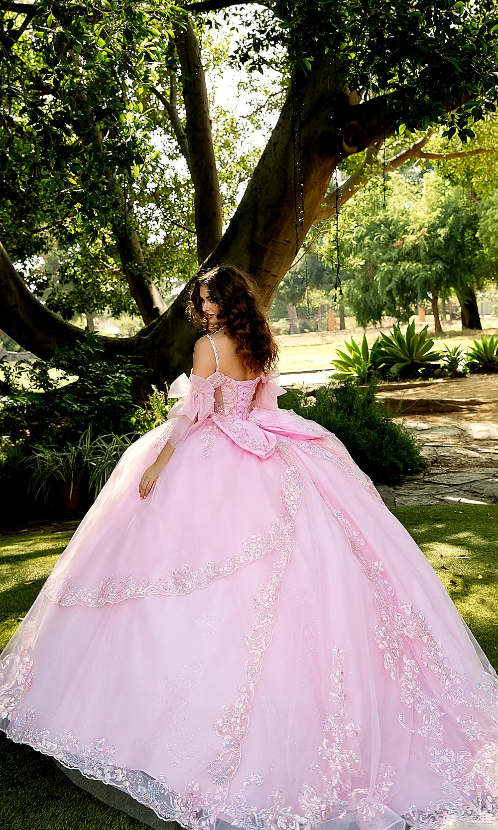 Bella Princess PQ1085 Baby Pink Quinceanera Ball Gown Dress