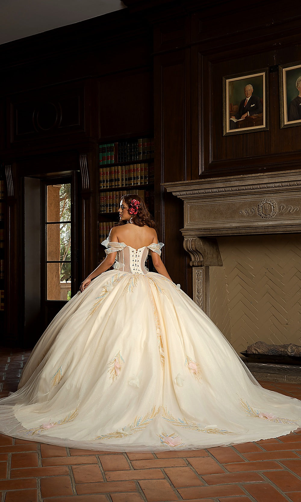 Bella Princess PQ1088 Champagne Mist Quinceanera Ball Gown Dress