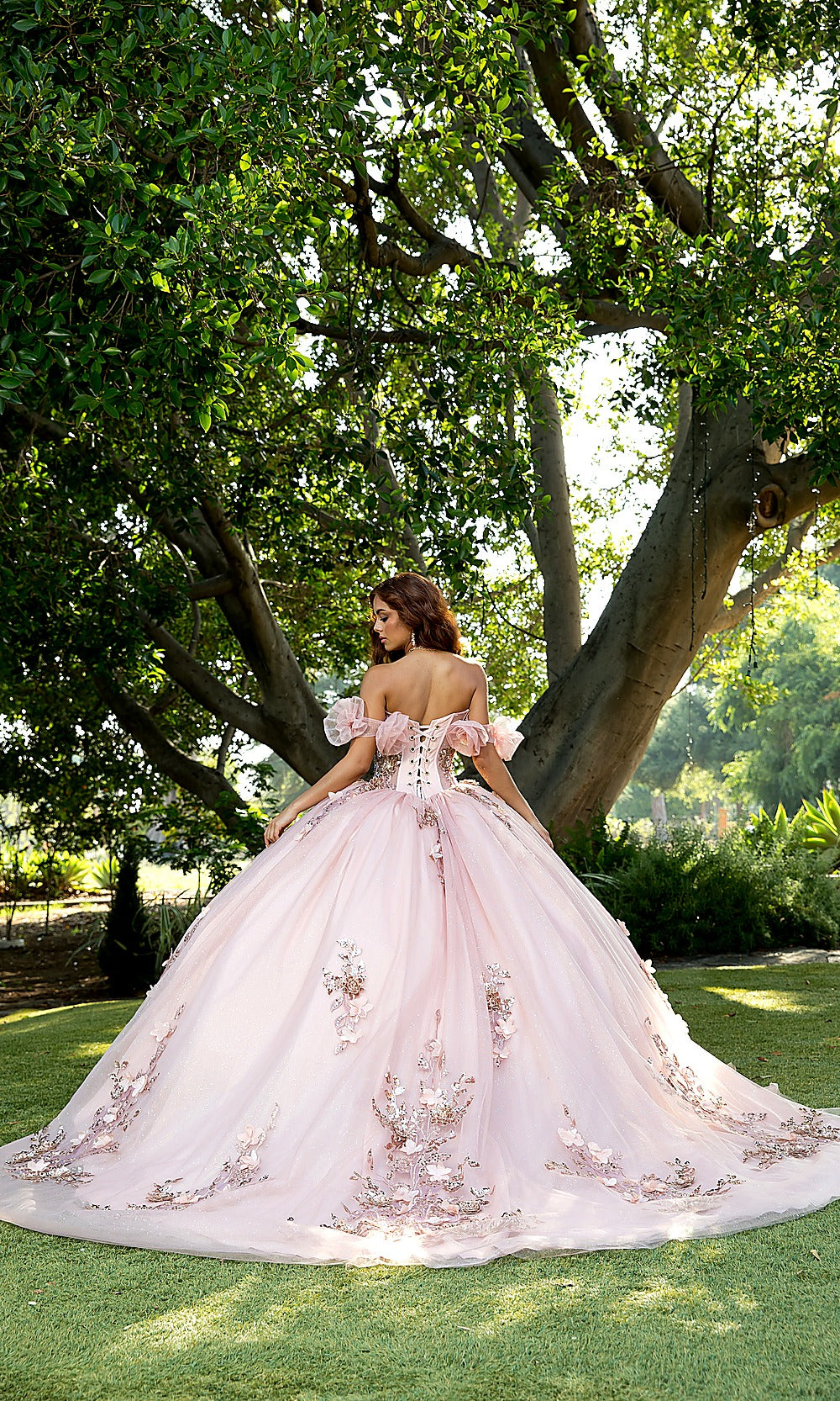 Bella Princess PQ1089 Pink Quinceanera Ball Gown Dress