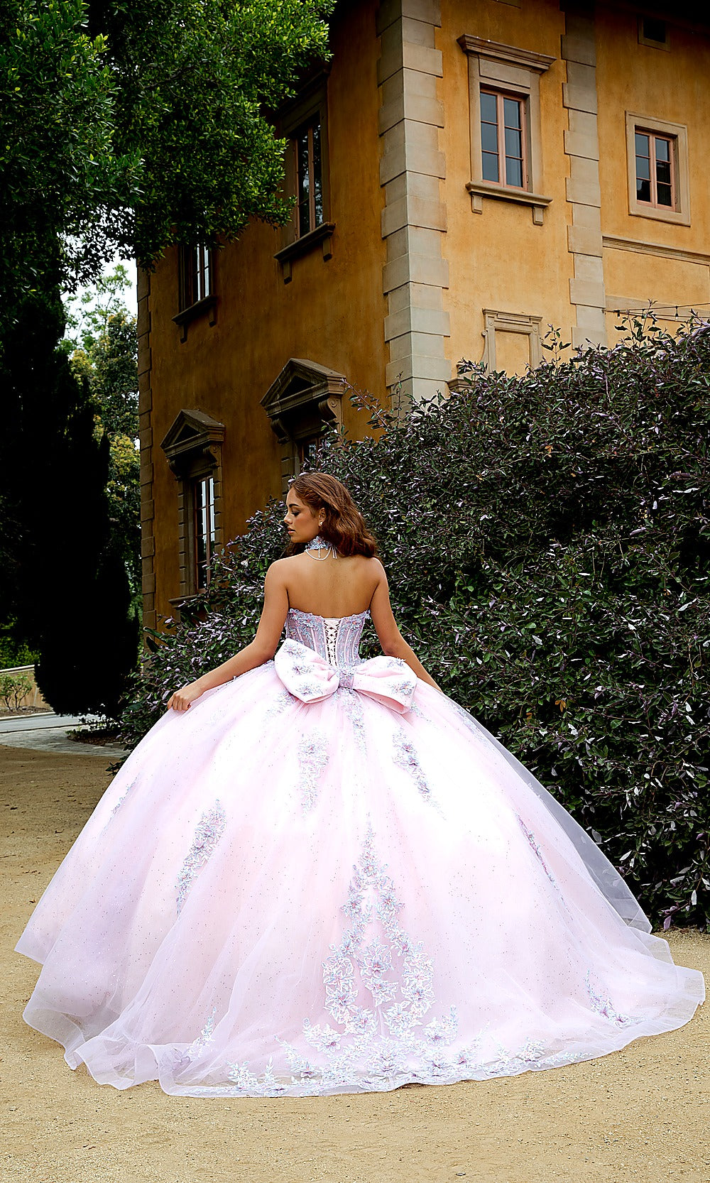 Bella Princess PQ1091 Pink Quinceanera Ball Gown Dress