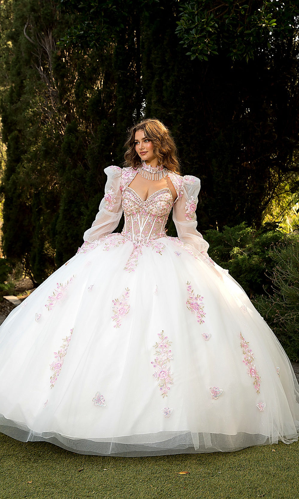 Bella Princess PQ1093 Light Pink Quinceanera Ball Gown Dress