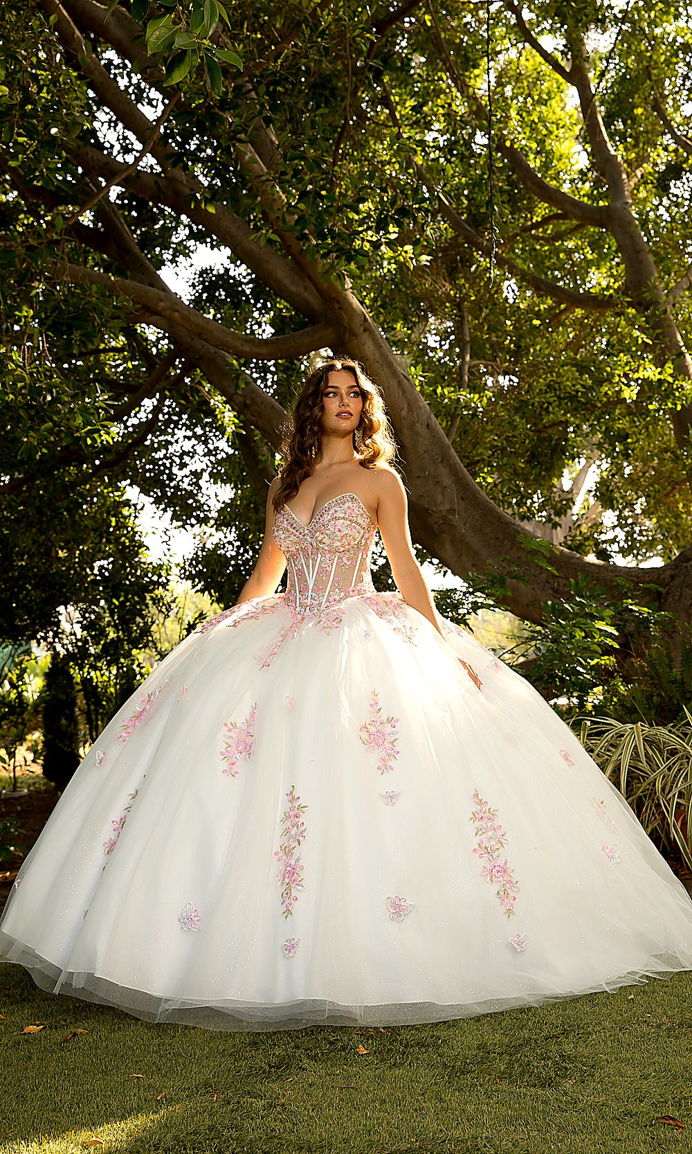 Bella Princess PQ1093 Light Pink Quinceanera Ball Gown Dress