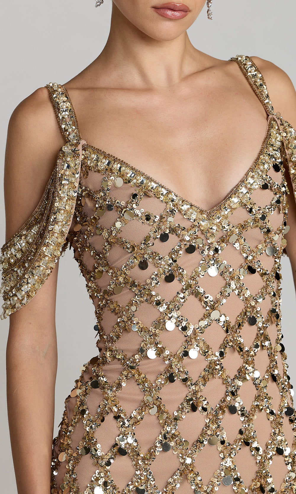Mac Duggal 10139 Evening Dress - Gold - CL