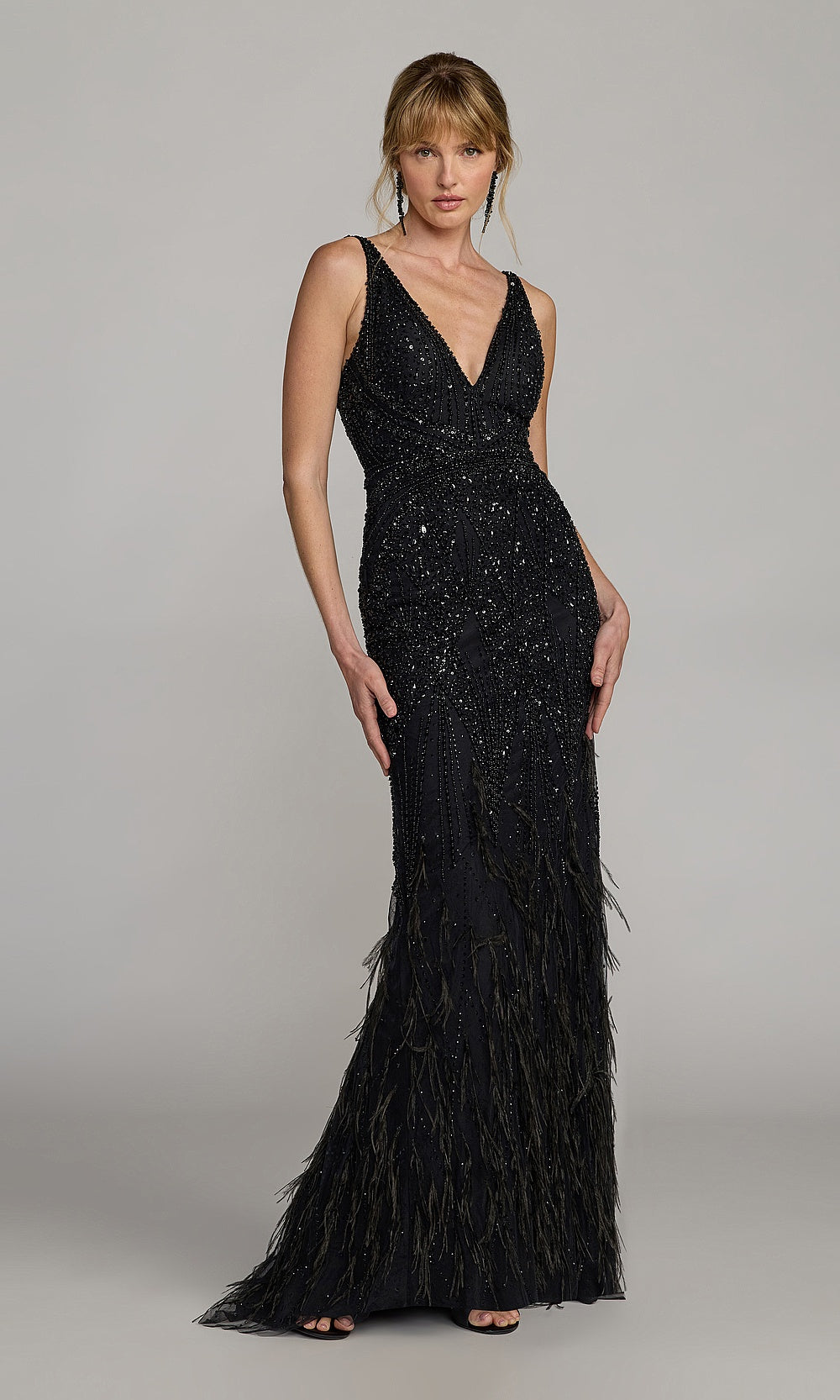 Mac Duggal 11120 Evening Dress - Black - AB
