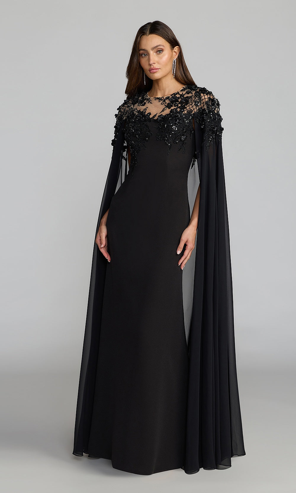 Mac Duggal 11954 Evening Dress - Black - AB