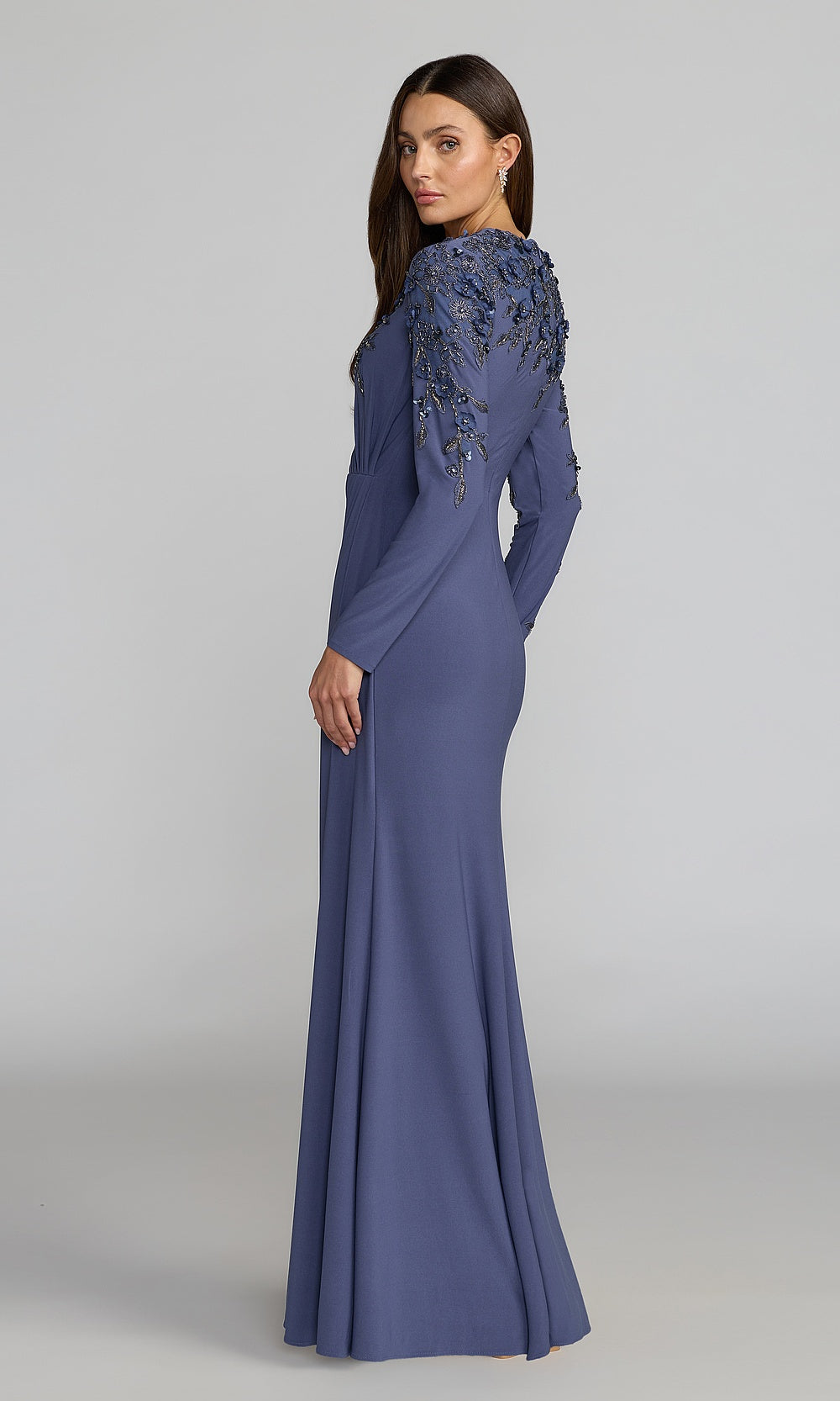 Mac Duggal 13246 Evening Dress - Bluehaze - BK