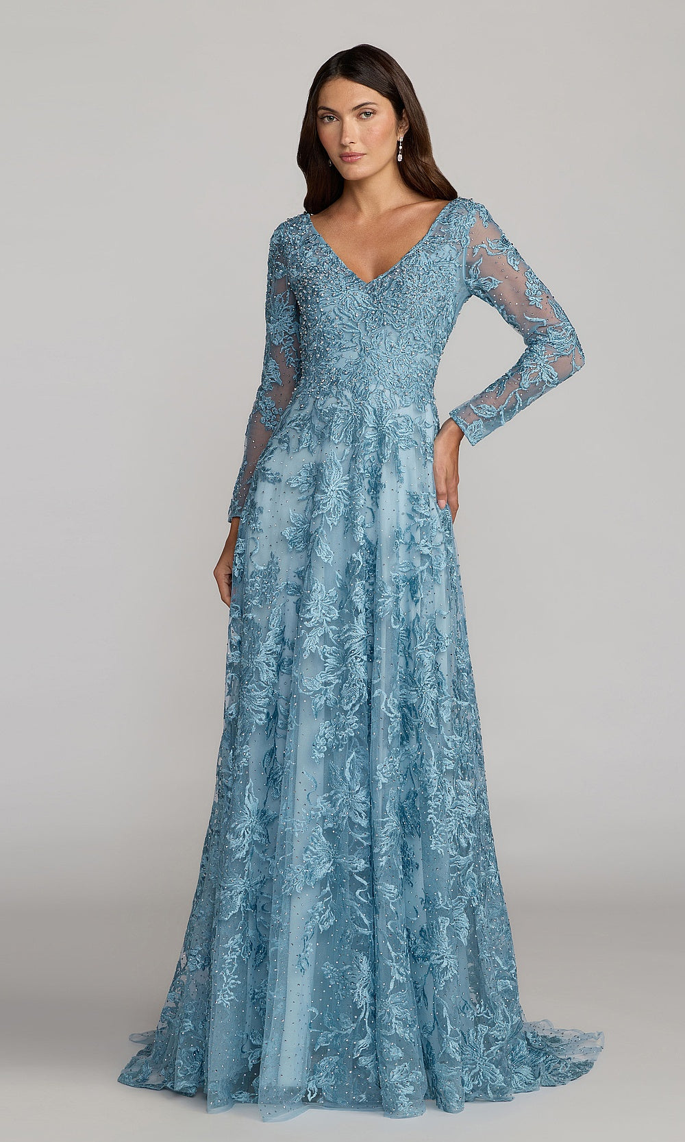 Mac Duggal 20409 Evening Dress - Frenchblue - AB
