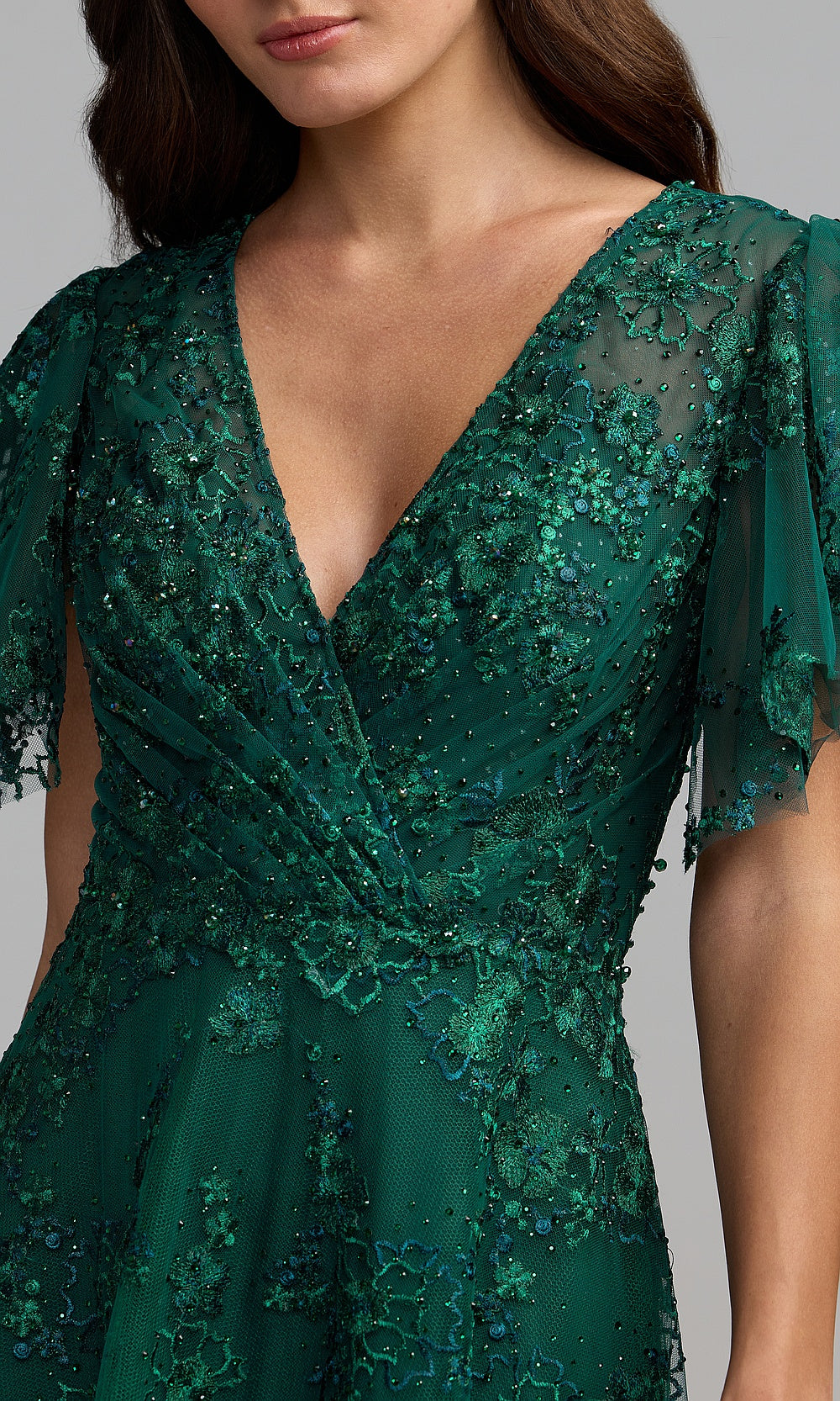 Mac Duggal 20486 Cocktail Dress - Emerald - CL