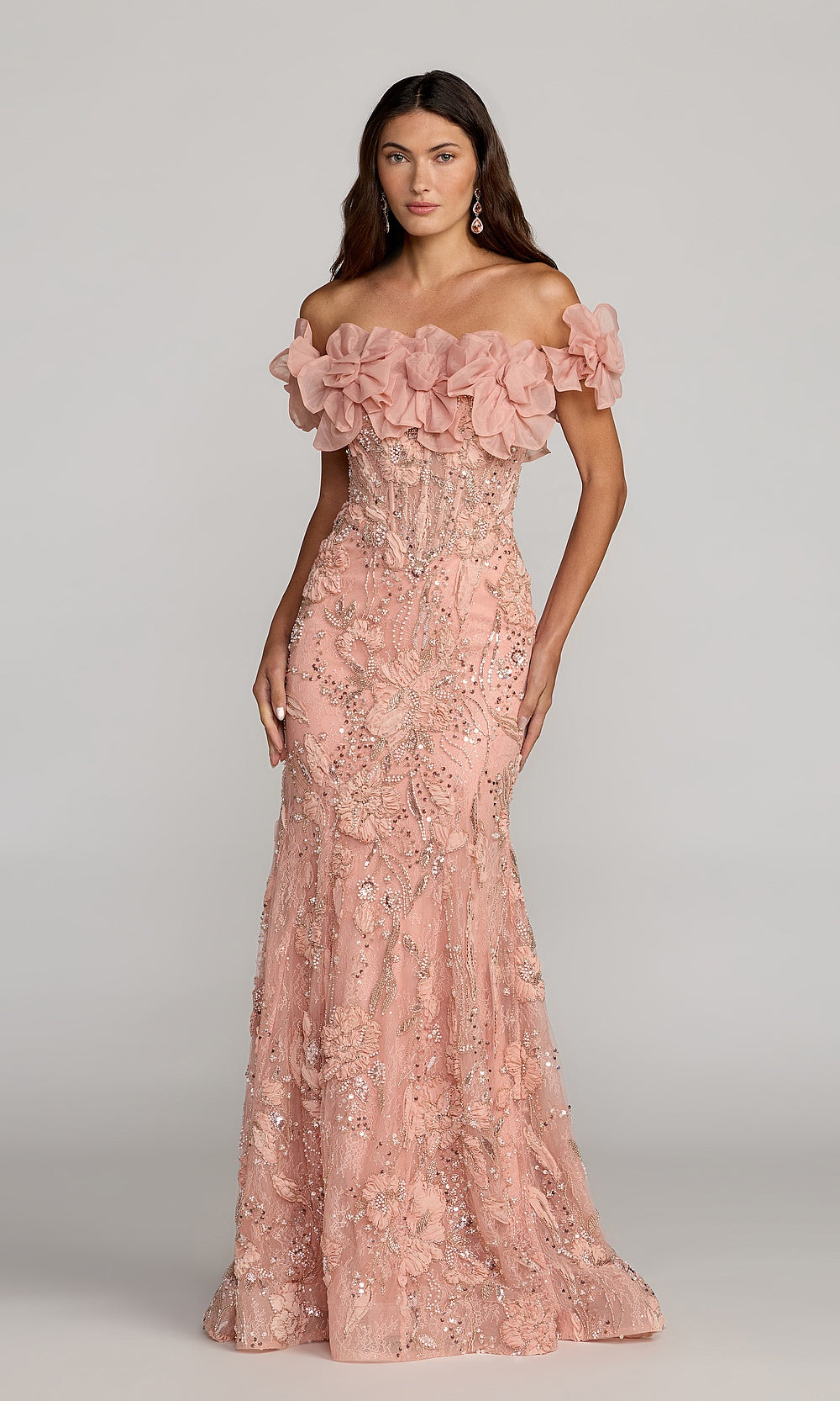 Mac Duggal 21272 Evening Dress - Blush - AB