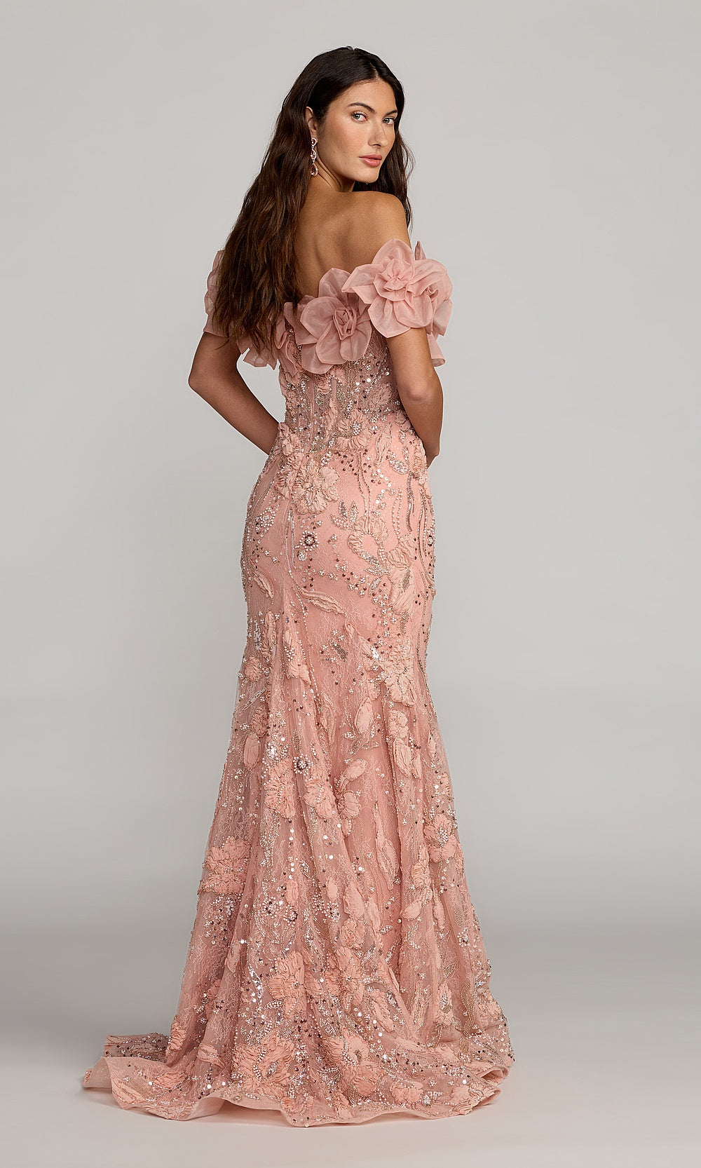 Mac Duggal 21272 Evening Dress - Blush - BK